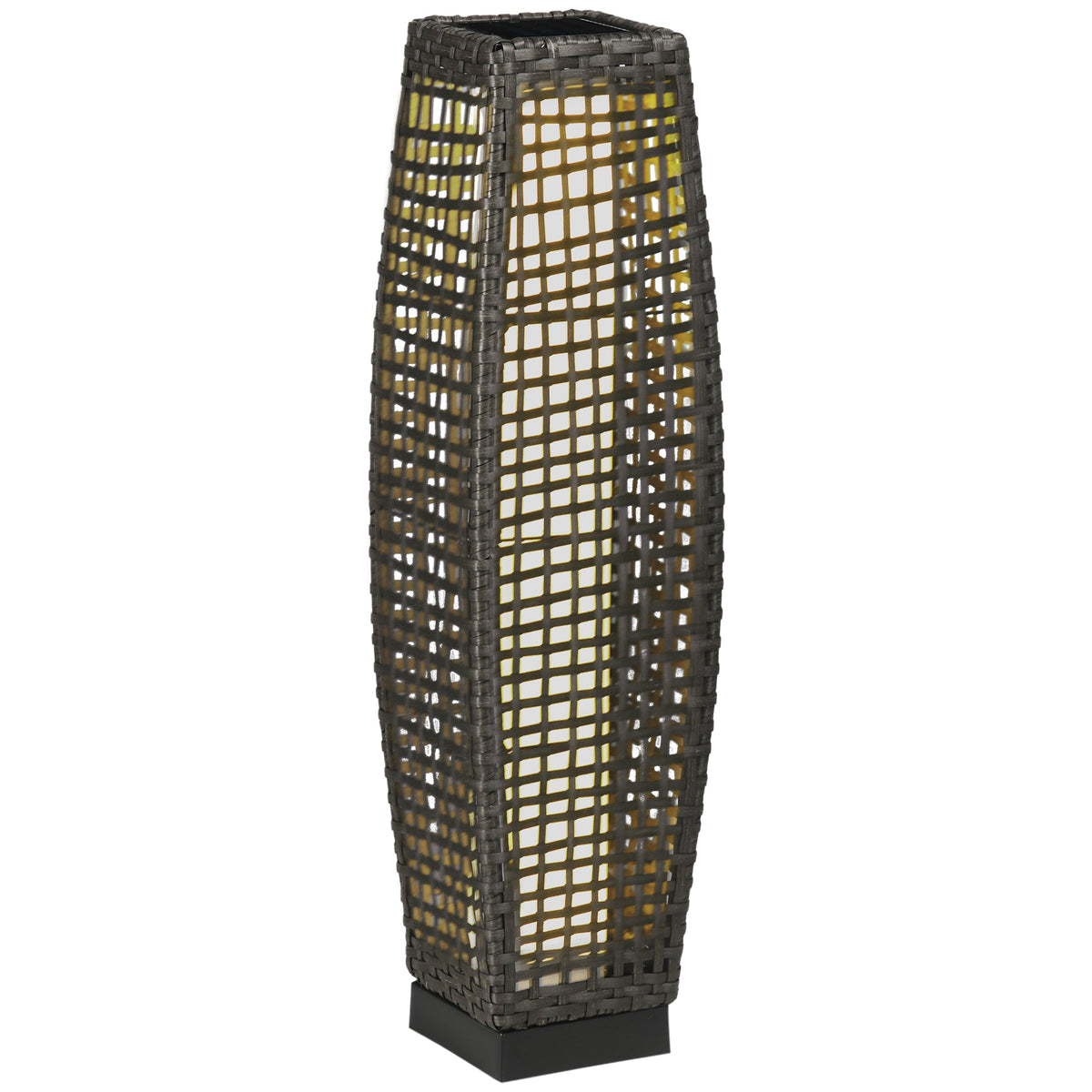 EasyComfort zonne tuinlamp PE-rattan en staal