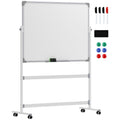 EasyComfort dubbelzijdig magnetisch whiteboard 120x90 cm