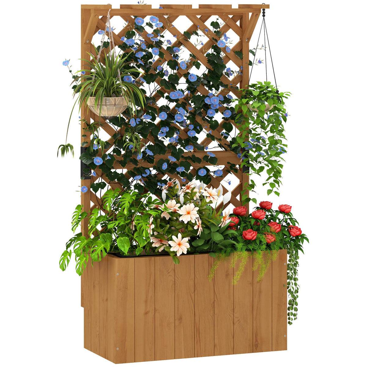EasyComfort Letto per Orto Rialzato verhoogde plantenbak met traliewerk