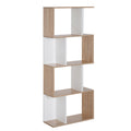 Easycomfort Libreria di Design Scaffale Ufficio Legno Moderna 4 Ripiani 60×24×148cm