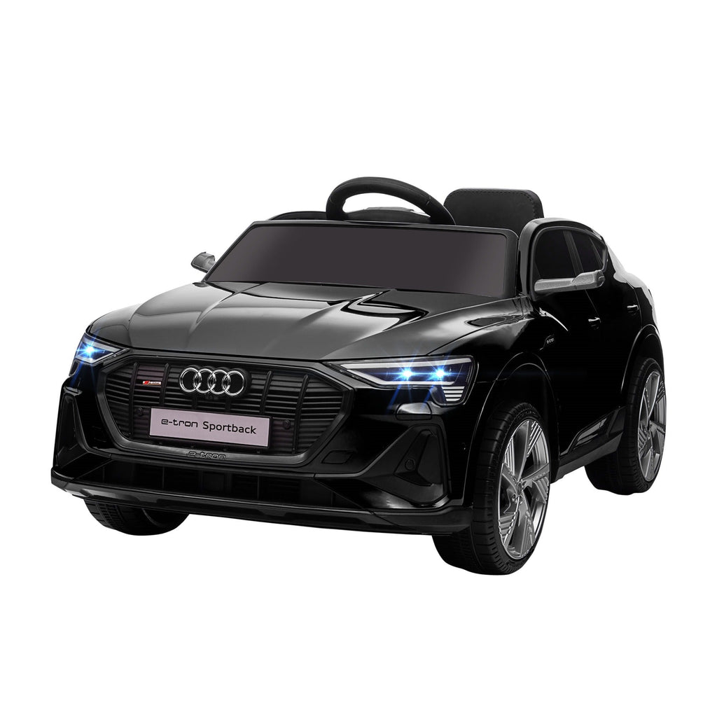 EasyComfort Macchina Elettrica per Bambini 3-5 Anni with Telecomando e cinture di sicurezza, Auto a 12V with Luci e Musica, 3-8km/h, black