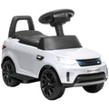 EasyComfort Macchina Elettrica per Bambini 18 mesi a 5 anni con musica e clacson, Auto a 6V, Elettrico e a Spinta,Velocità 3km/h, Bianco