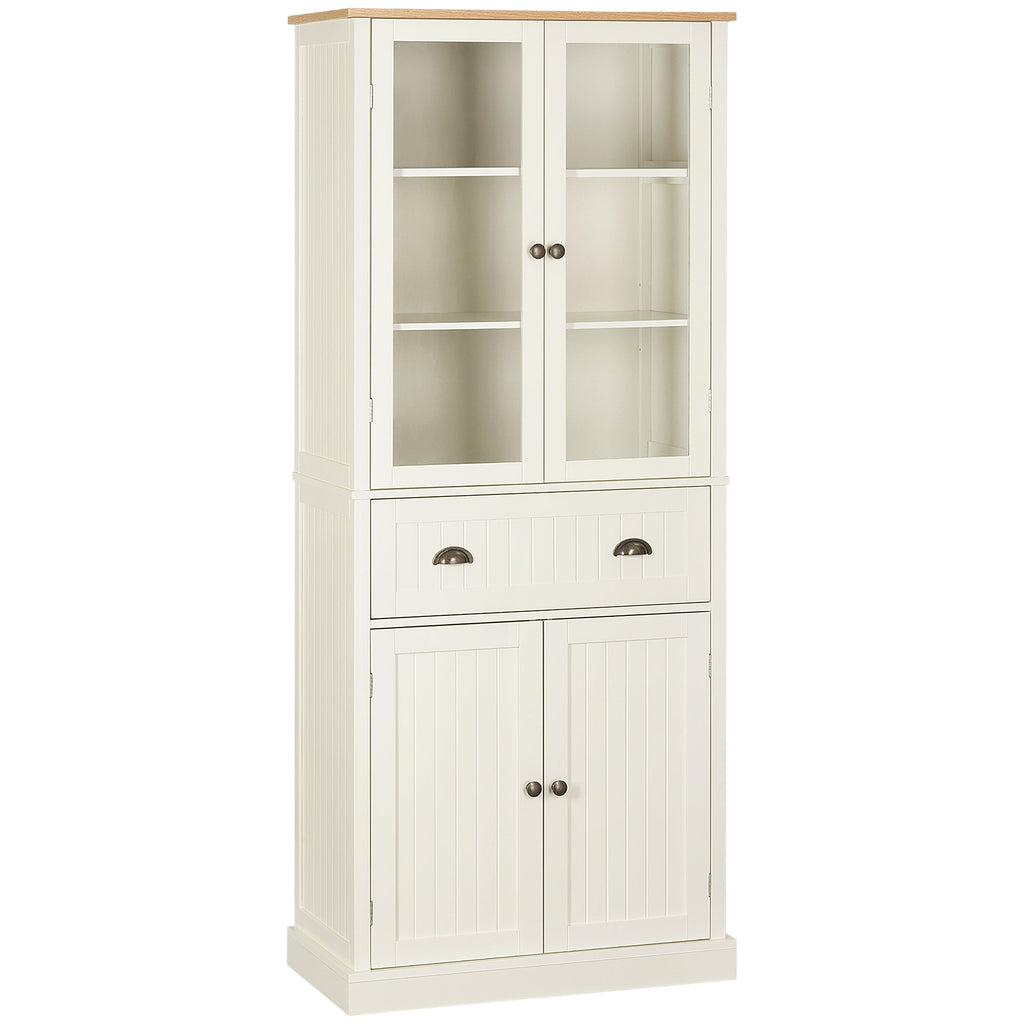 EasyComfort Voorraadkast 5 planken crème