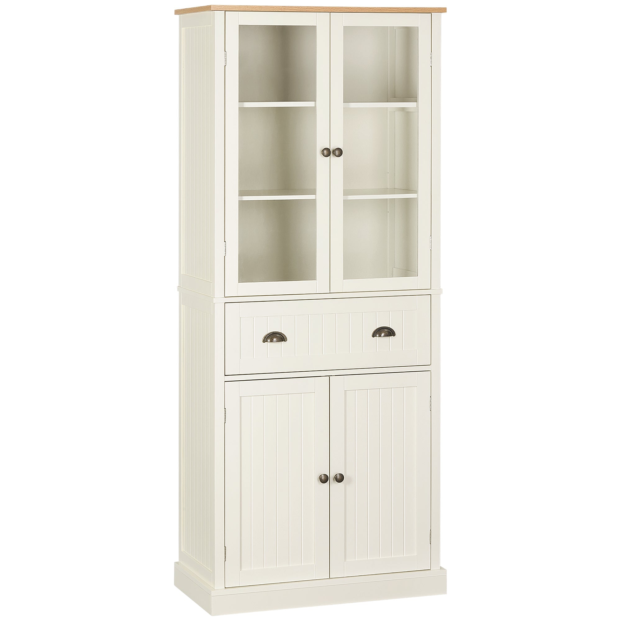 EasyComfort Voorraadkast 5 planken crème