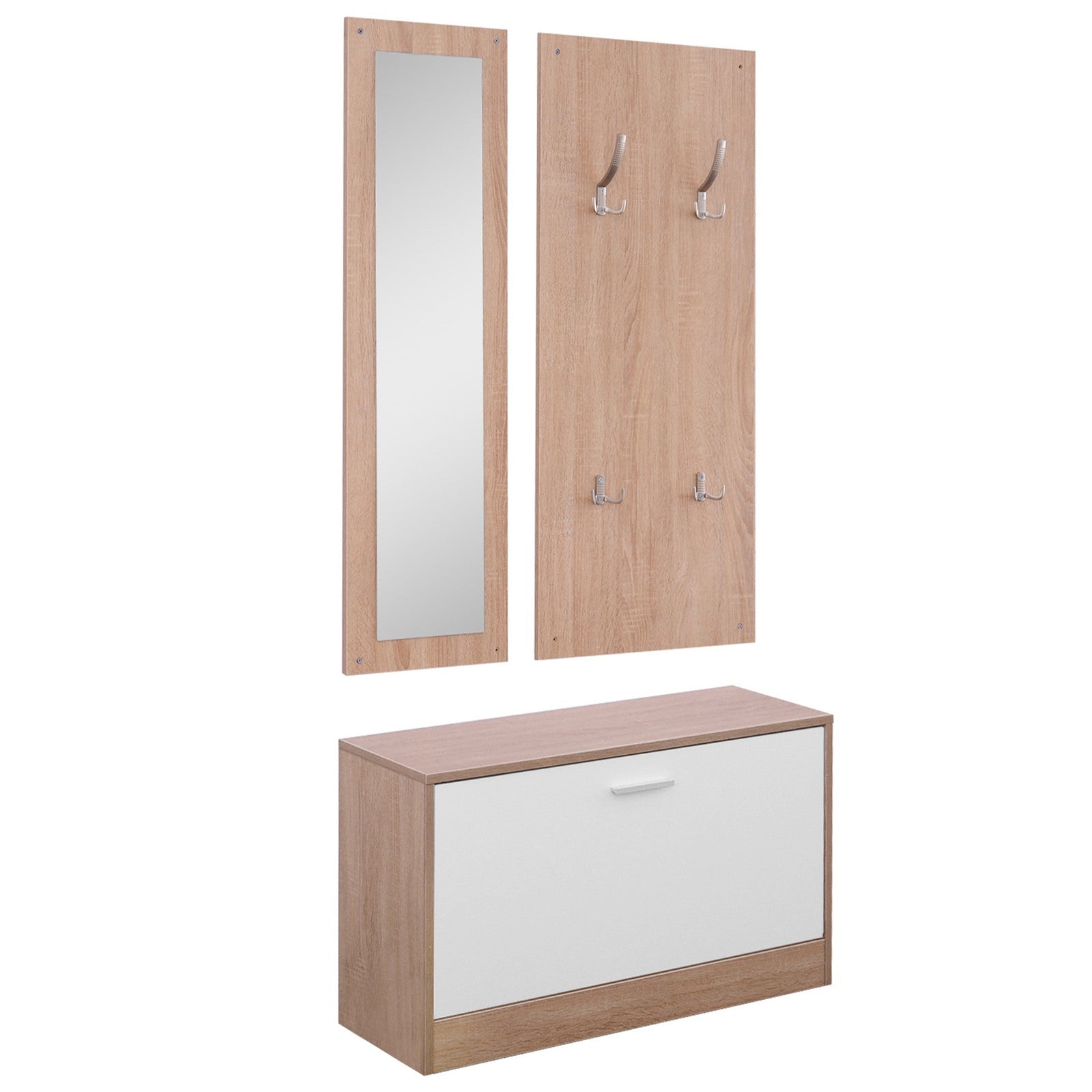 EasyComfort Set 3-delig halmeubel hout