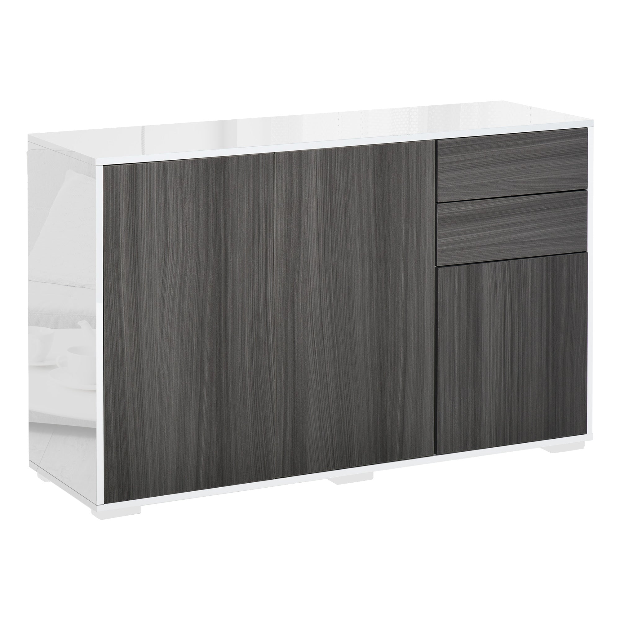 EasyComfort opbergkast 2 deuren 2 lades 117x36x74 cm