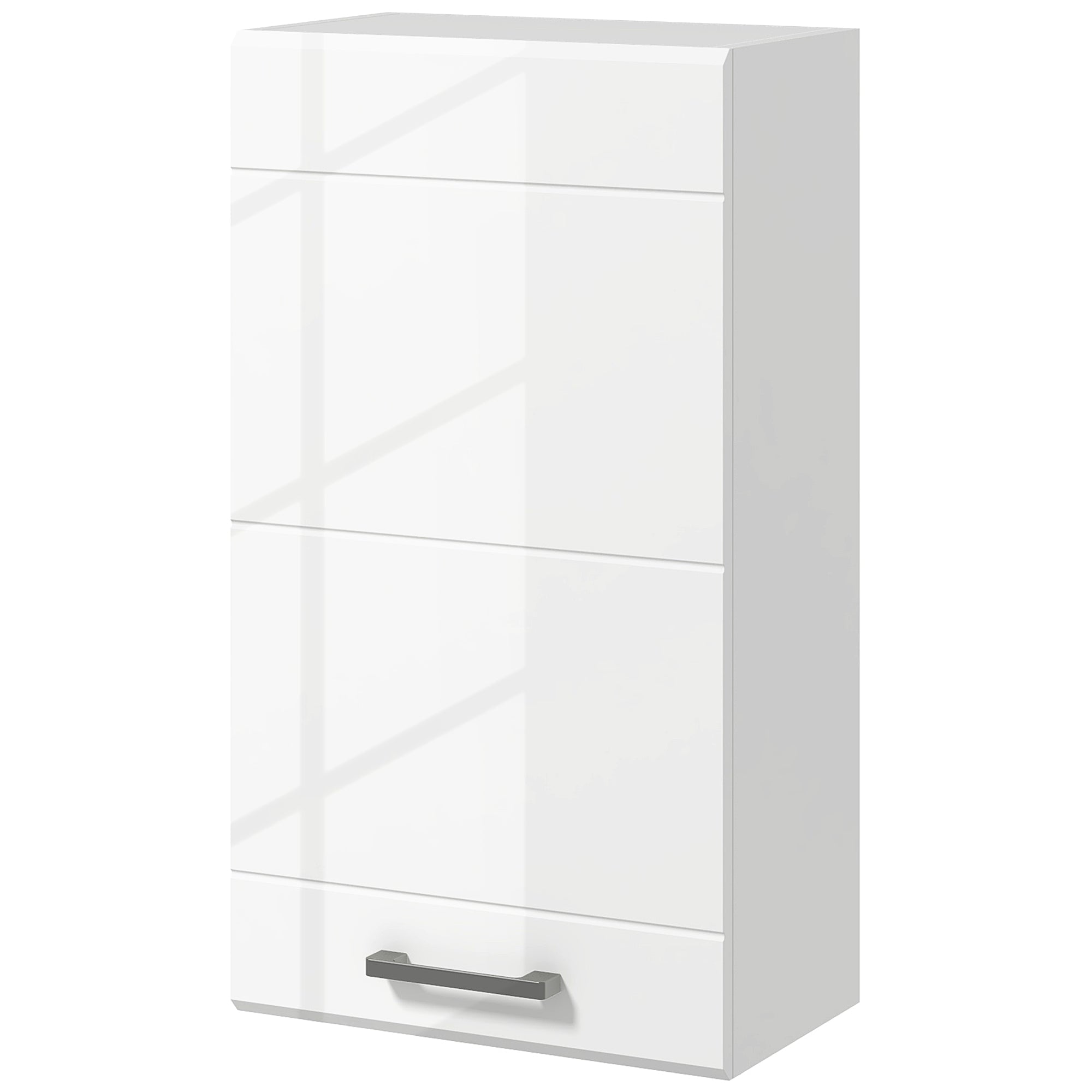 EasyComfort Badkamerwandkast MDF 3 planken 37x22.5x70 cm wit