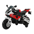 Easycomfort Moto Elettrica per Bambini 3-8 Anni with Licenza BMW, Batteria 12V, Rotelle e Luci, 110x47x69 cm