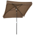 EasyComfort 2x2 m vierkante parasol