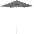 EasyComfort tuinparasol Ø196 cm antraciet