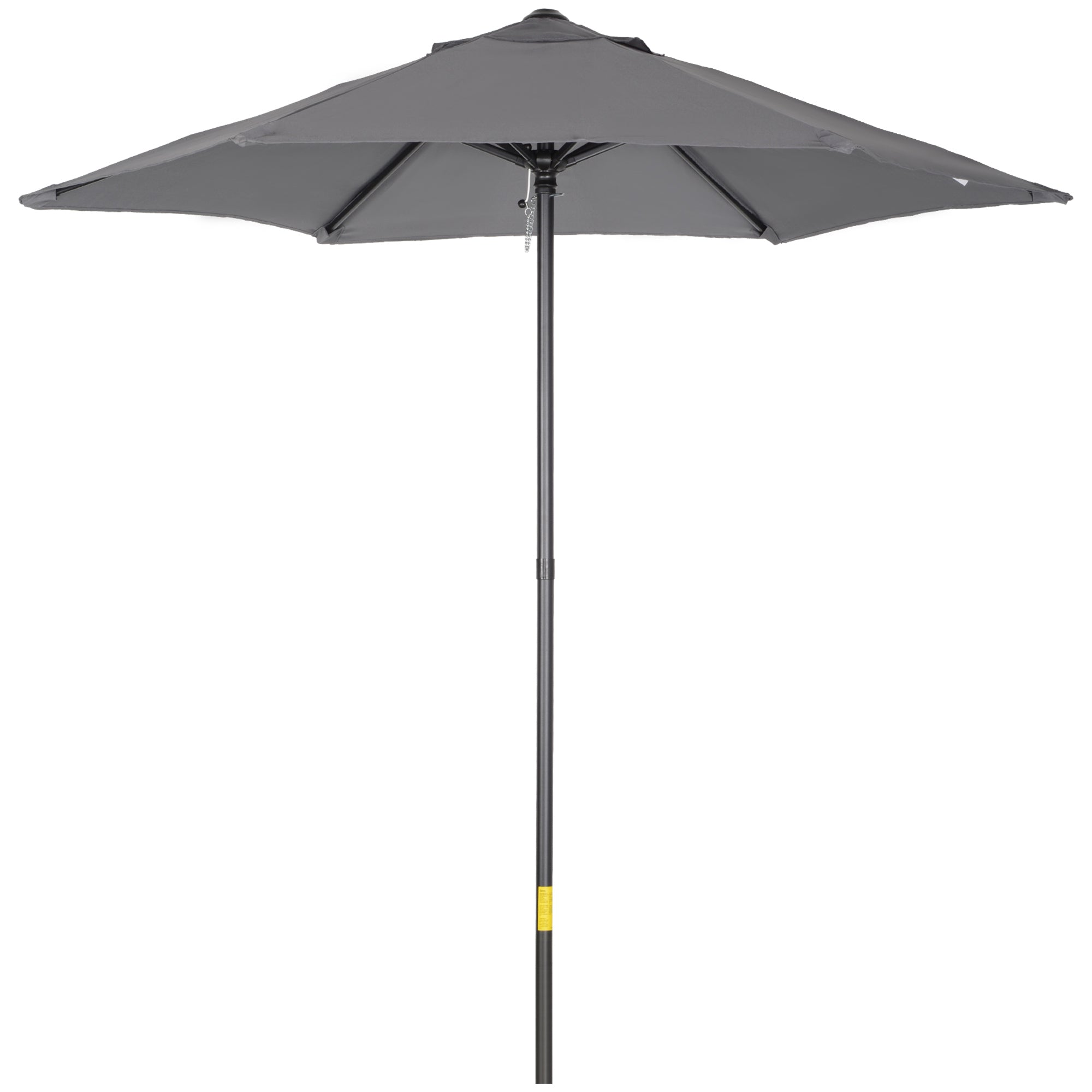 EasyComfort tuinparasol Ø196 cm antraciet