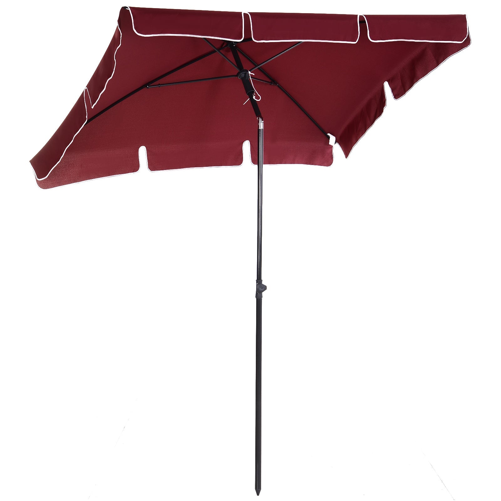 EasyComfort tuinparasol rechthoekig 198x130x245 cm