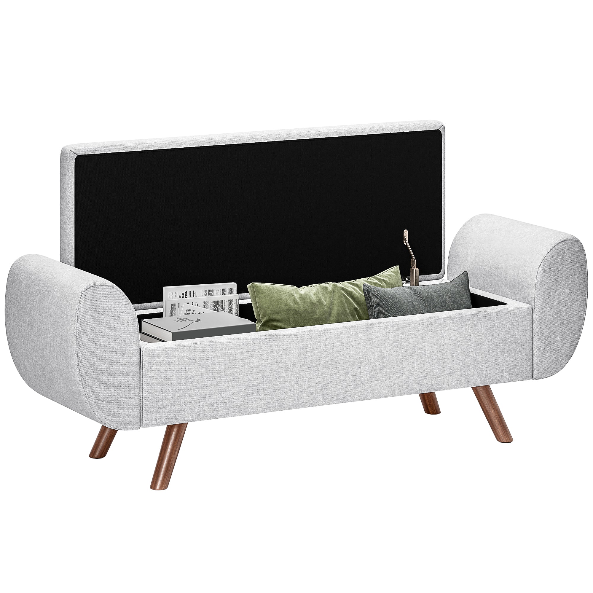 EasyComfort Panca Contenitore opbergbank 53.8L grijs
