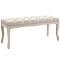 EasyComfort Vintage bankje 110x40x48 cm Beige