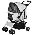 EasyComfort hondenwagen opvouwbaar 75×46×94 cm, grijs