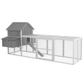 EasyComfort Tuinkippenhok prefab 310.5x149.5x149 cm