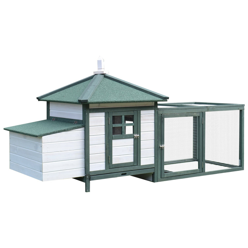 EasyComfort Prefab houten kippenhok 196x76x97 cm