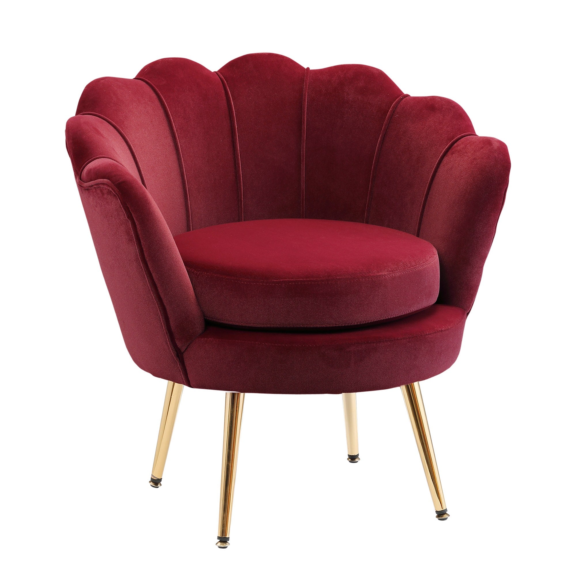 EasyComfort Conchiglia fauteuil donkerrood