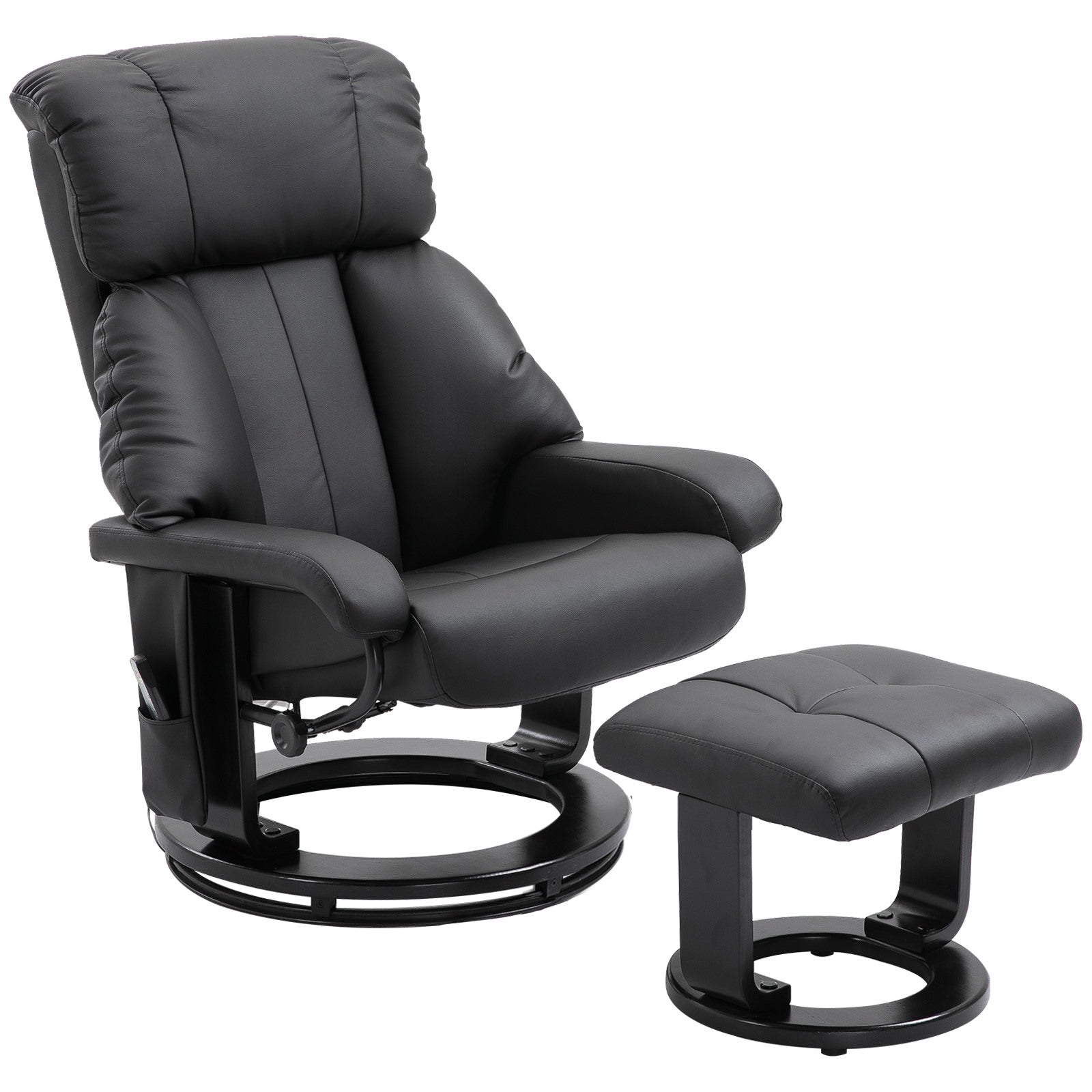 EasyComfort Relaxfauteuil massagestoel met voetenbank