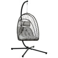 EasyComfort Hangstoel PE-rattan met kussen