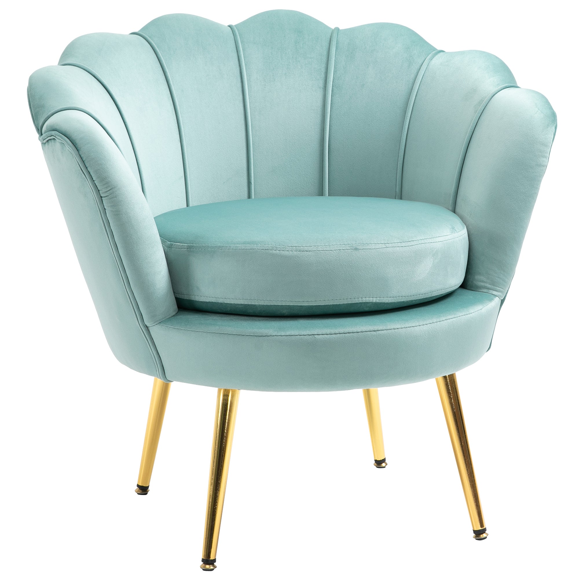 EasyComfort Vintage fauteuil velours groen