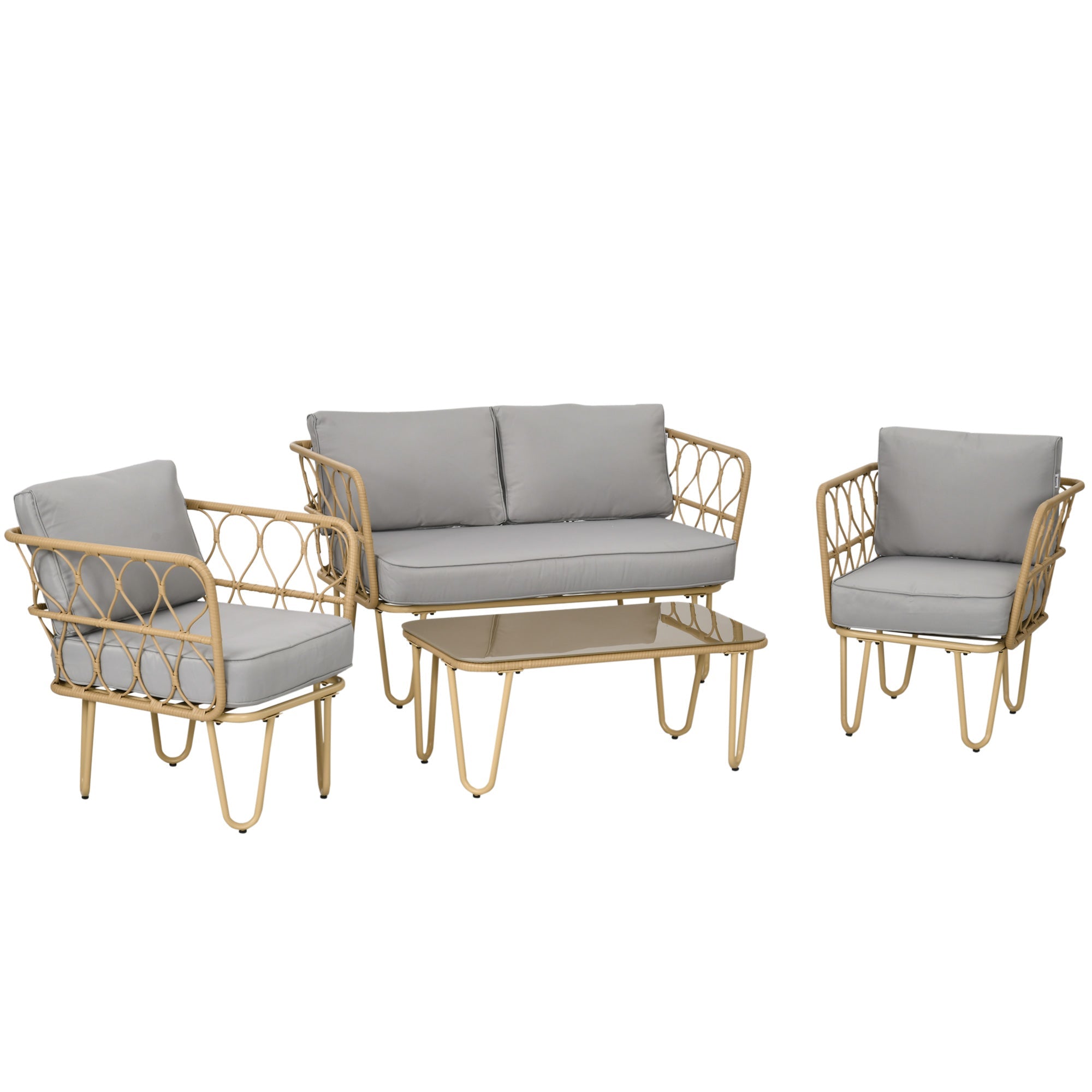 EasyComfort Boho loungeset 4-delig