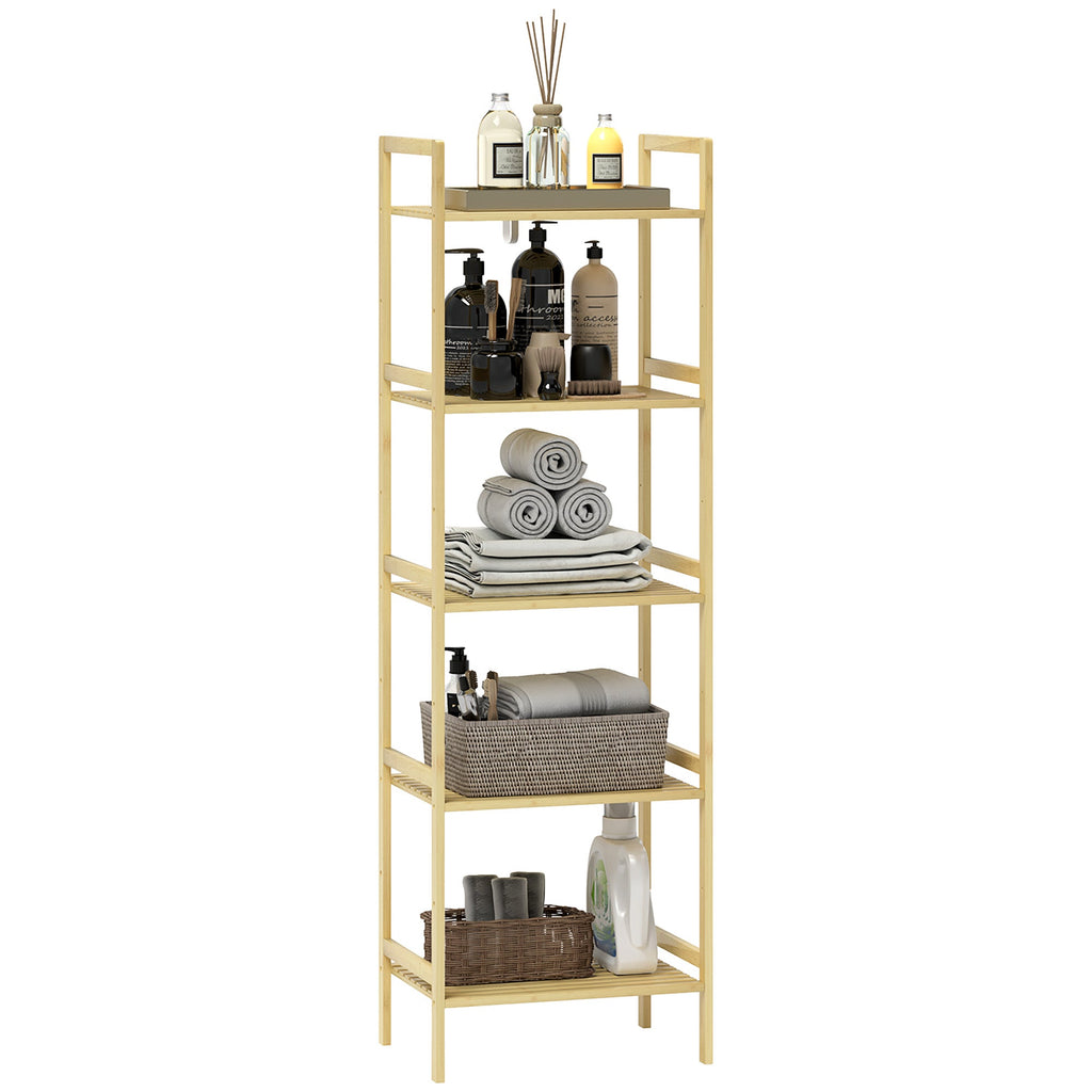 EasyComfort Badkamerrek 5 verstelbare planken 43.5x31.5x142 cm
