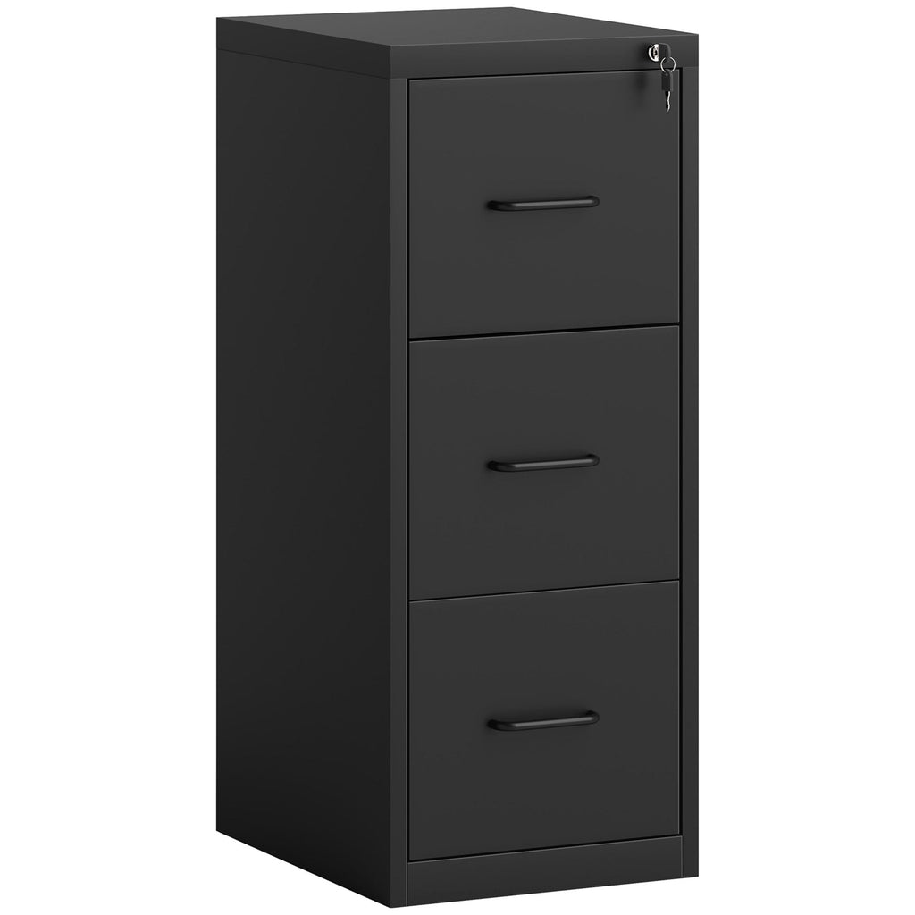 EasyComfort Schedario archiefkast 3-laden zwart