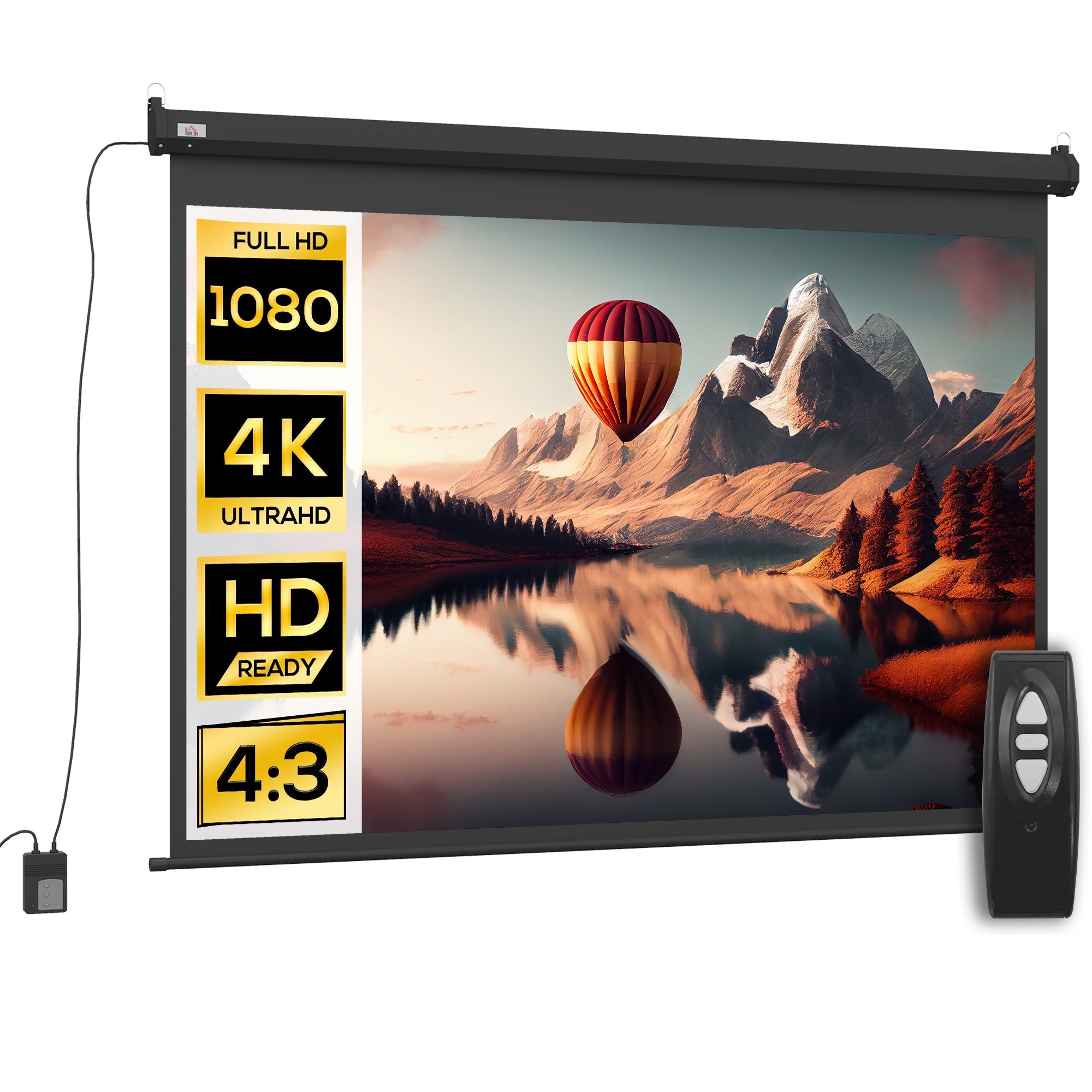 EasyComfort 89\" motorisch projectiescherm