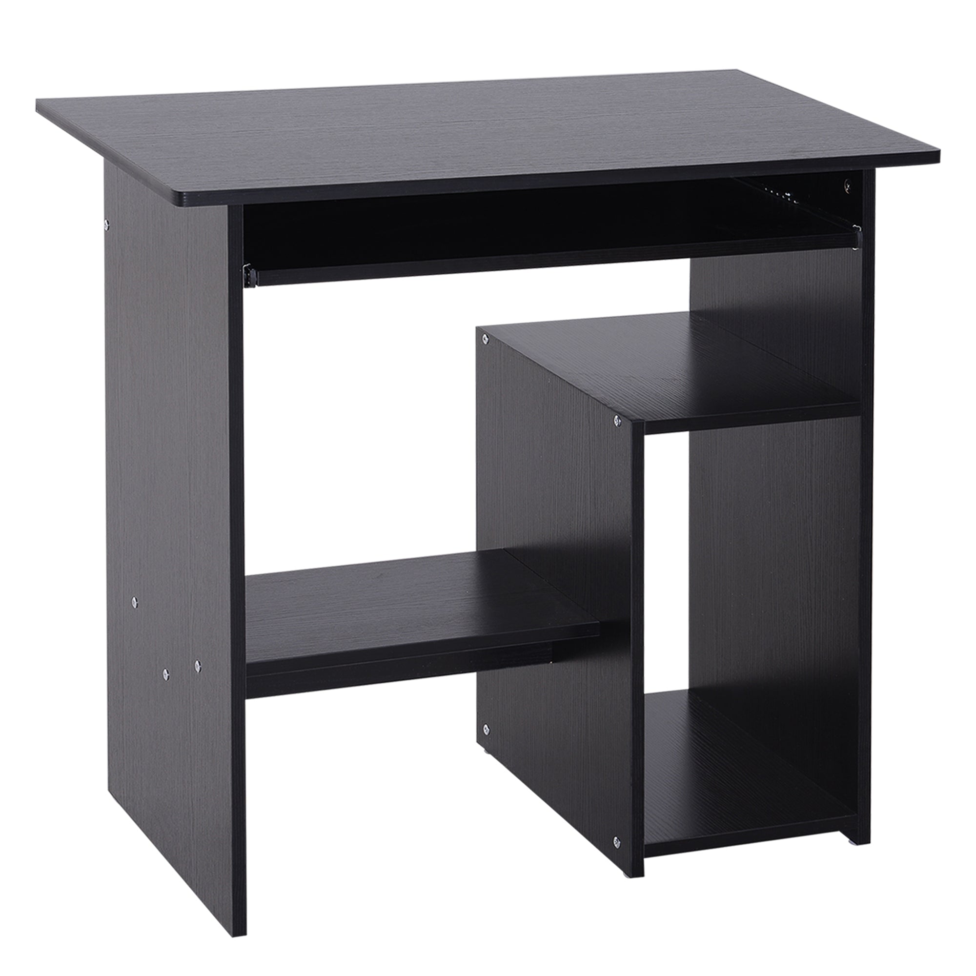 EasyComfort Modern pc-bureau 80x45x75 cm zwart