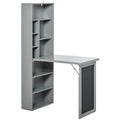 EasyComfort opvouwbaar bureau met 9-planken boekenrek