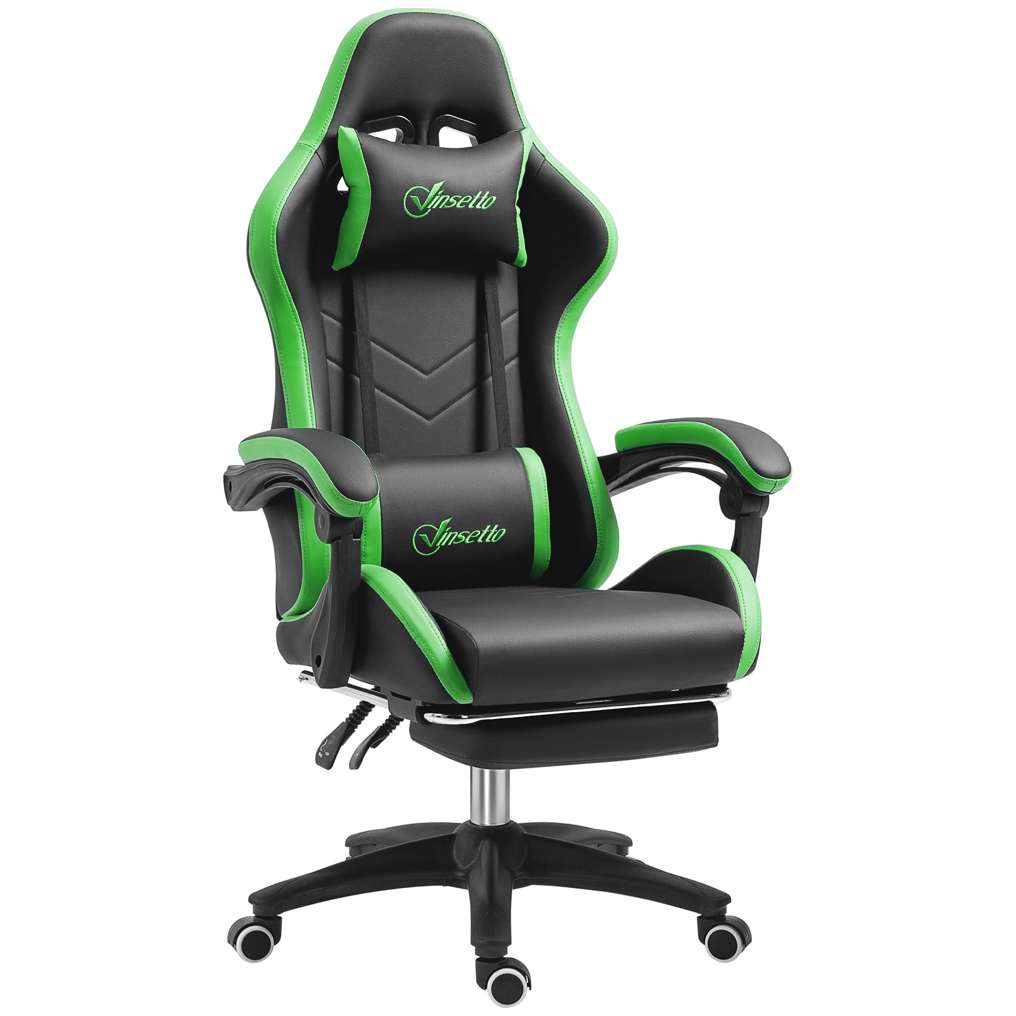 EasyComfort Gamestoel zwart groen
