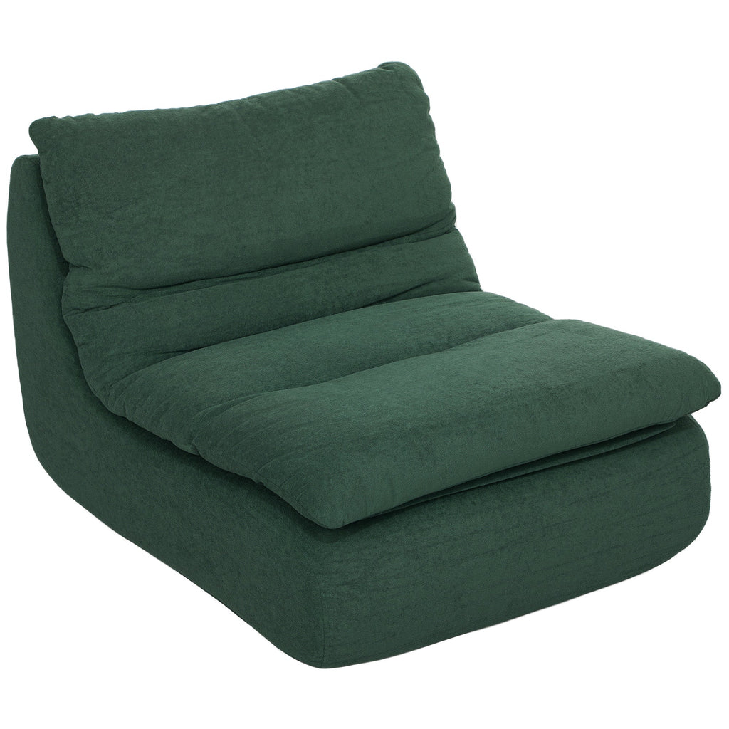 EasyComfort Vloerfauteuil gestoffeerd groen