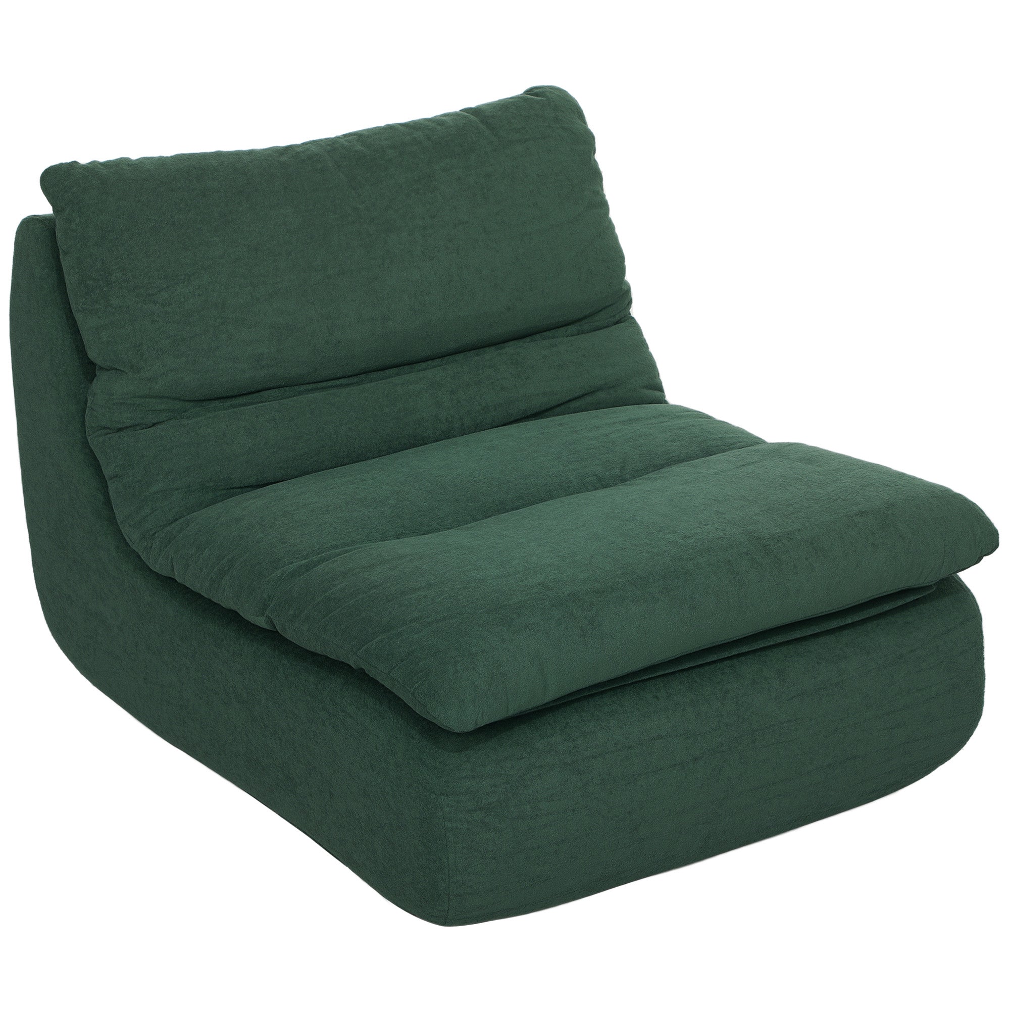 EasyComfort Vloerfauteuil gestoffeerd groen