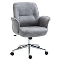 EasyComfort ergonomische bureaustoel microvezel lichtgrijs