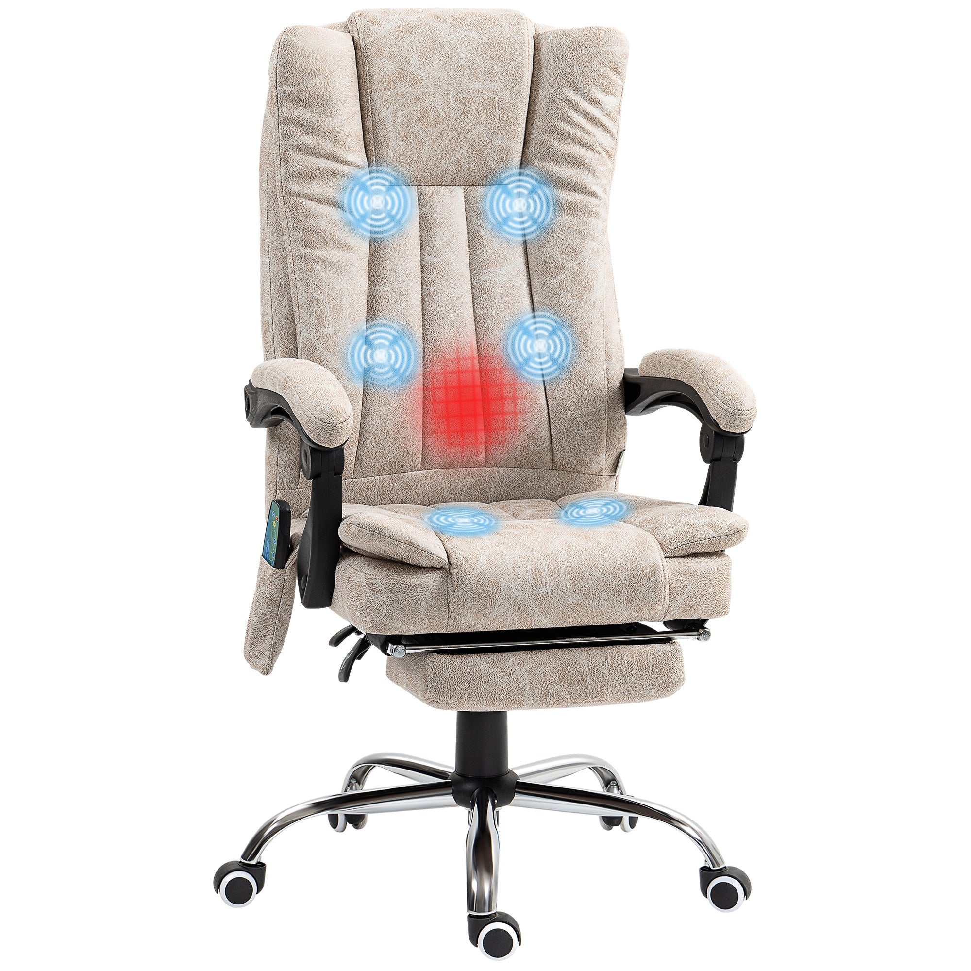 EasyComfort massage- en verwarmde bureaustoel