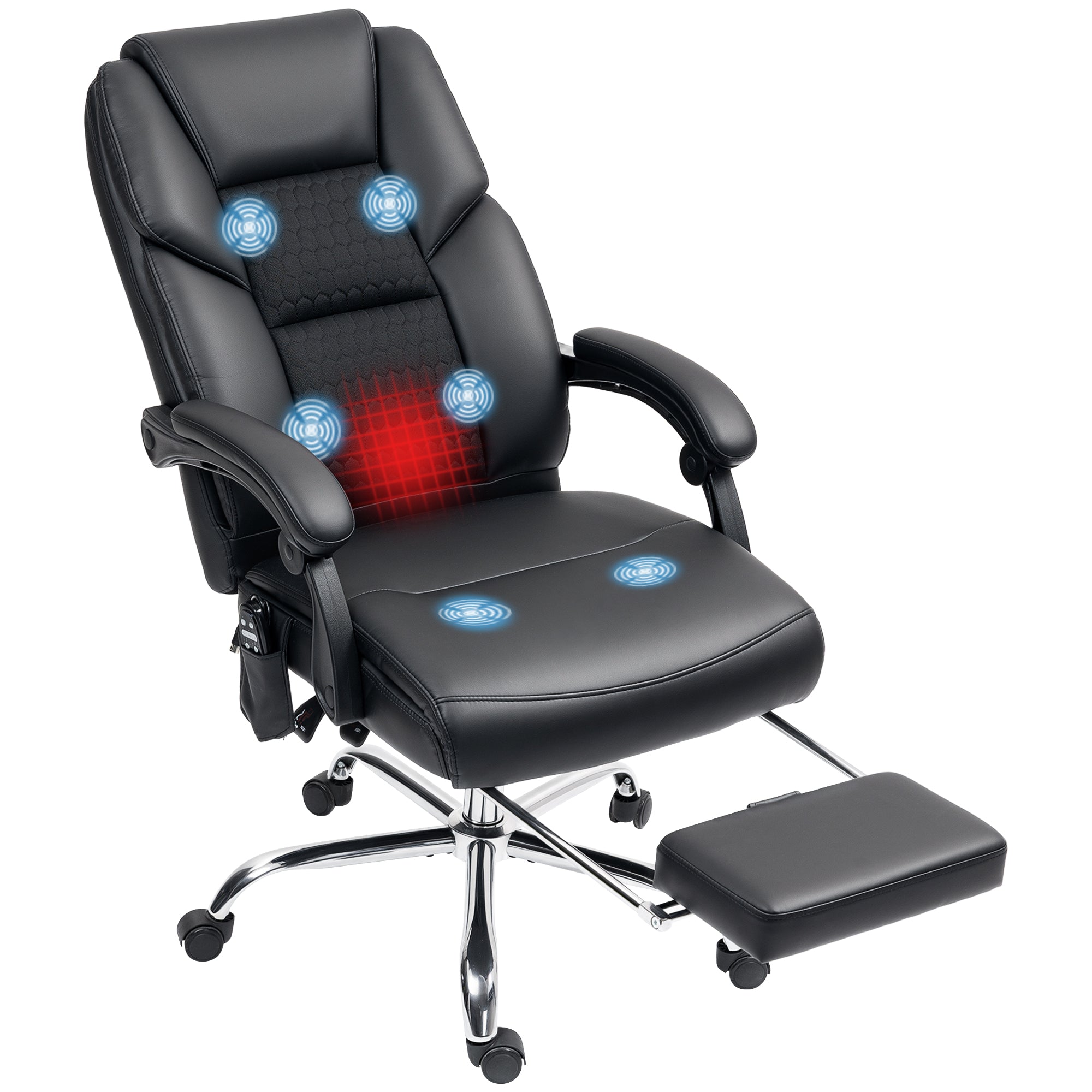 EasyComfort masserende en verwarmde bureaustoel
