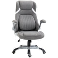 Easycomfort Sedia da Ufficio Reclinabile in Tessuto Traspirante e Acciaio with Altezza Regolabile, 68x76x109-117 cm