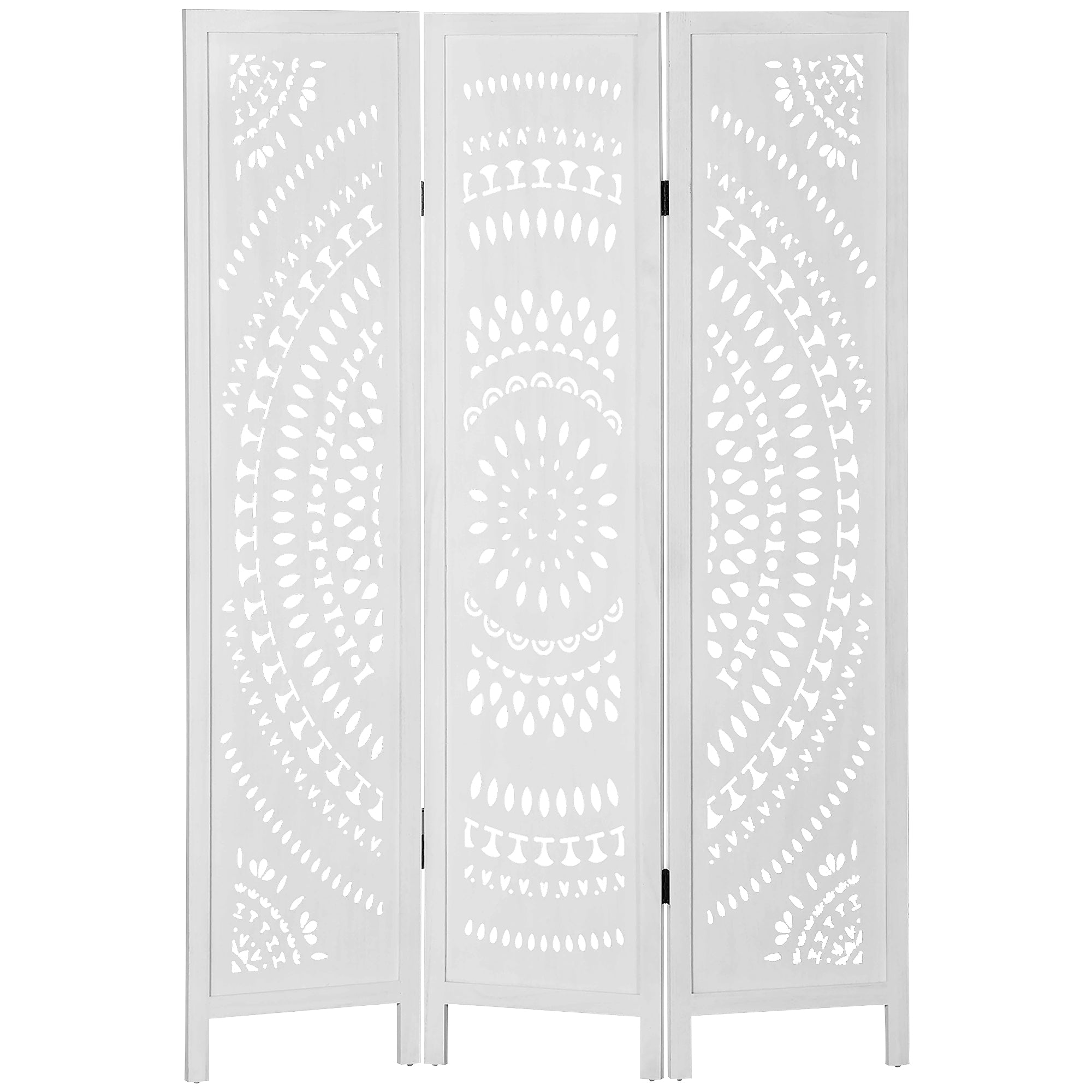 EasyComfort Separé kamerscherm 3 panelen 120x170 cm wit