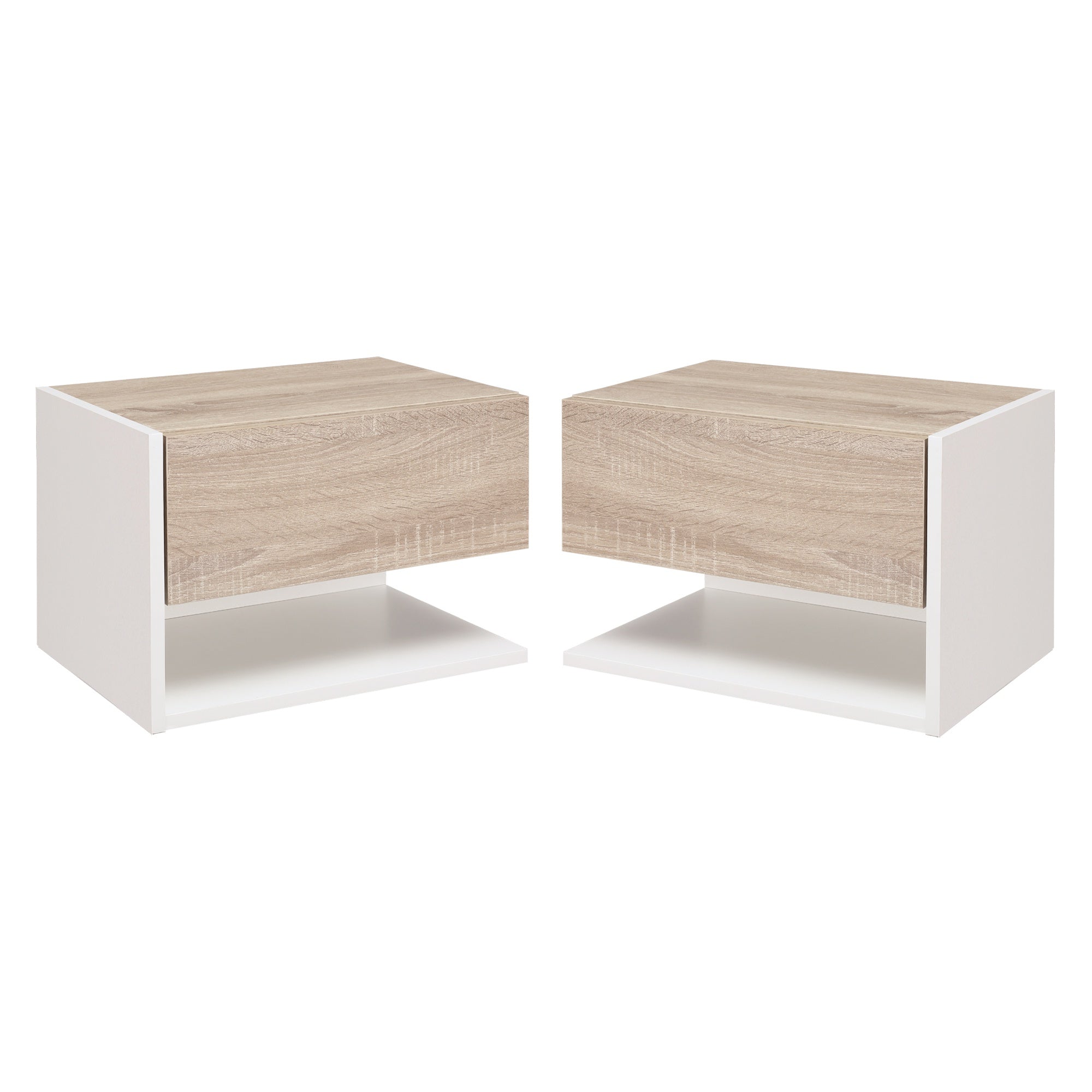 EasyComfort set van 2 zwevende nachtkastjes