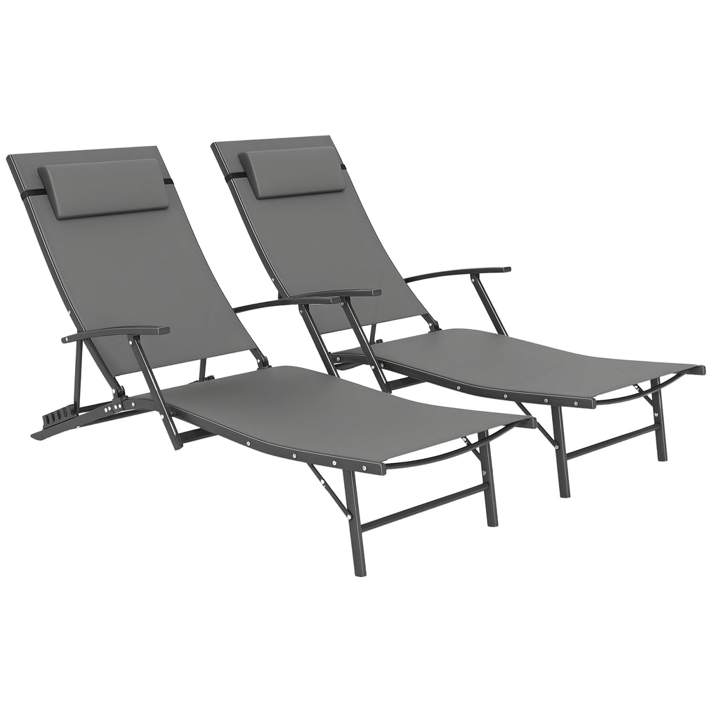 EasyComfort Set 2 tuinligstoelen