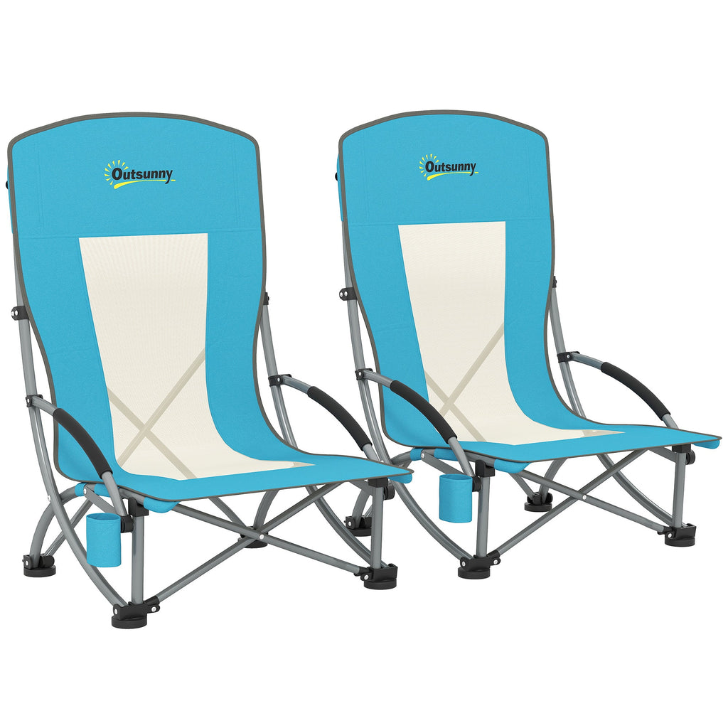 EasyComfort Set 2 opvouwbare strandstoelen