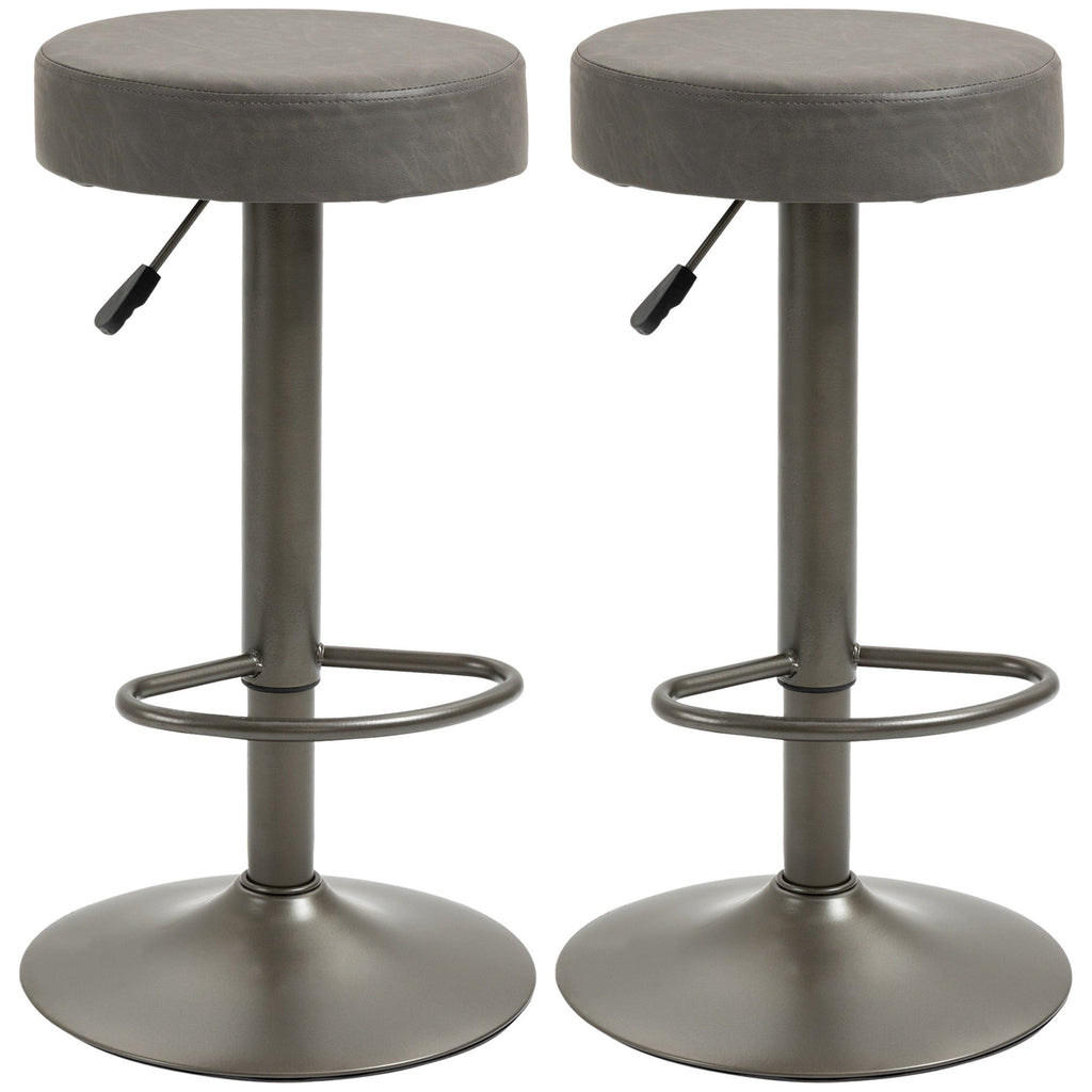 EasyComfort barkrukken set van 2 grijs