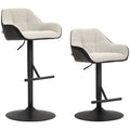 EasyComfort Set van 2 barkrukken gestoffeerd