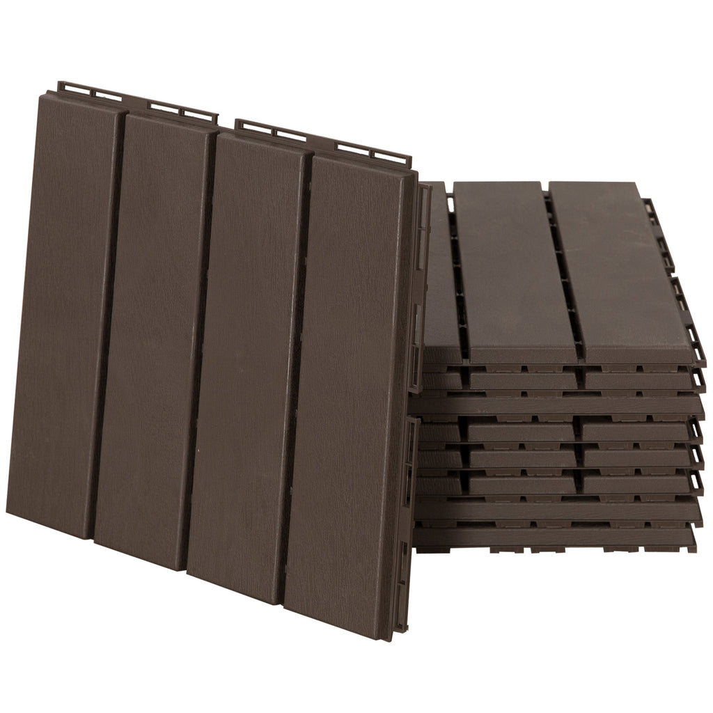 EasyComfort set van 9 kliktegels buitentegels