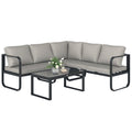 EasyComfort 3-delig tuinmeubelset