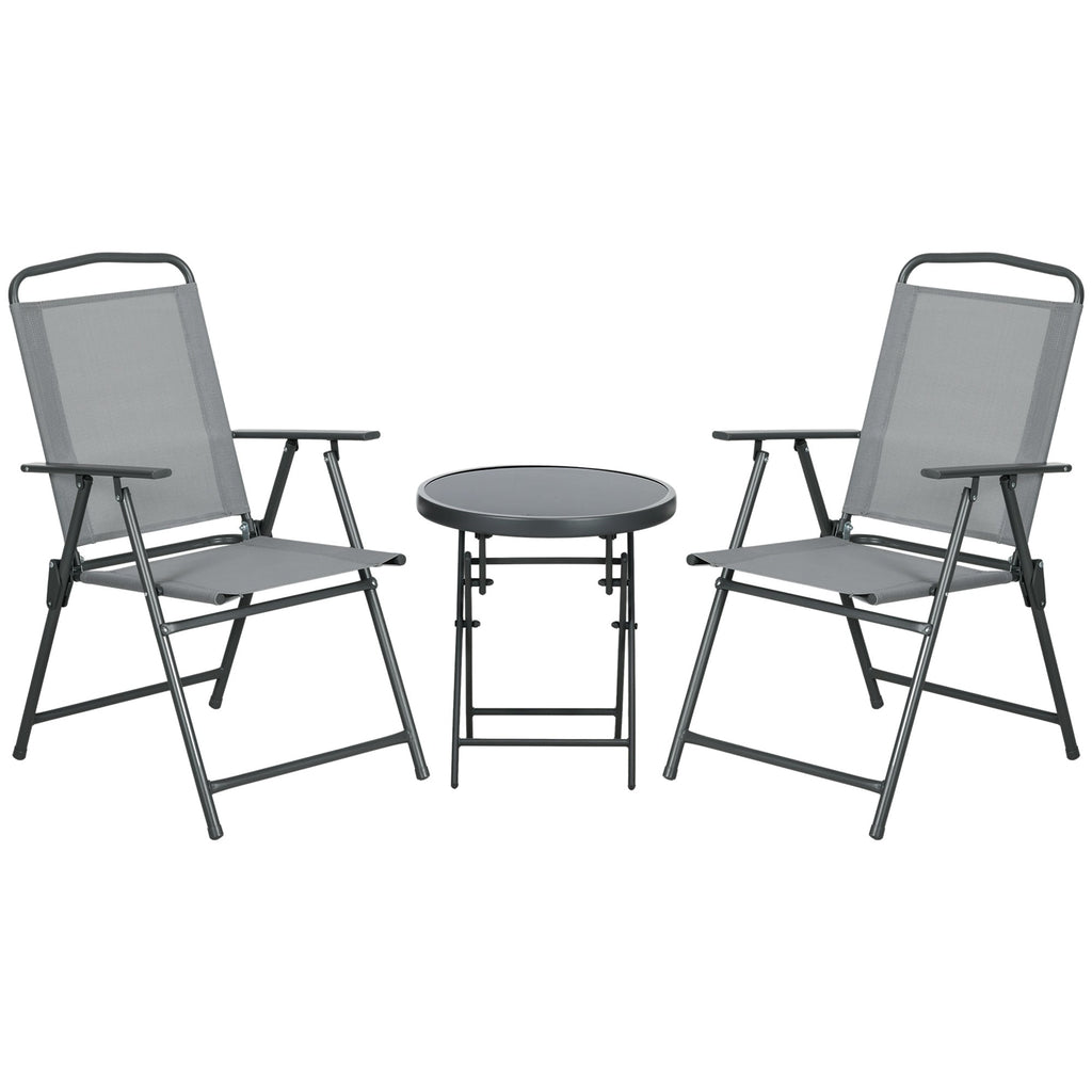 EasyComfort 3-delige tuinset met 2 stoelen en koffietafel