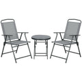 EasyComfort 3-delige tuinset met 2 stoelen en koffietafel