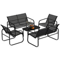 EasyComfort Tuinset 6-delig (2x 2-zits, 2 fauteuils, salontafel)