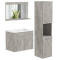 EasyComfort set badkamermeubel 4-delig met wastafel 60 cm